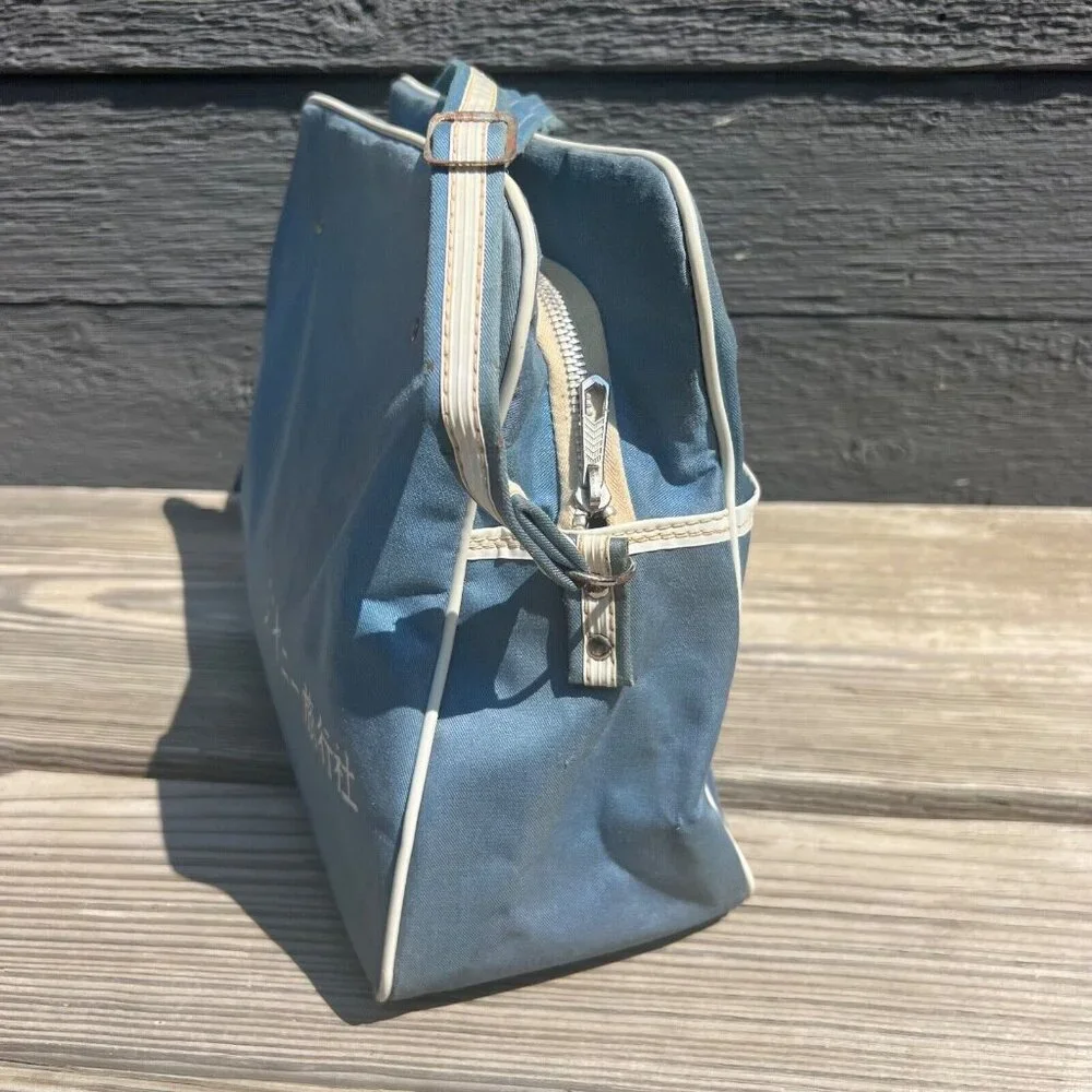 Vintage 1970's  Johnny Tours Flight Attendant Okinawa Shoulder Bag Carry-On - Picture 3 of 16